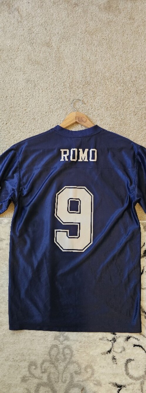 NFL Tony Romo #9 Navy Blue Jersey